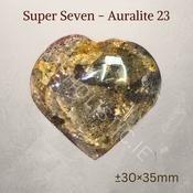 Super Seven ~ Auralite 23 Heart-Shaped Crystal "REBIRTH" image