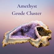 Amethyst Geode Cluster free form - deep purple