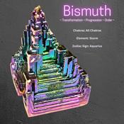 Bismuth Crystal Carving Irregular Form Pyramid M/L image