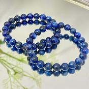 Kyanite Crystal Bracelet Round Bead Elastic ±8mm image