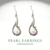 Pearl Earrings 925 Sterling Silver Purity/Sincerity image