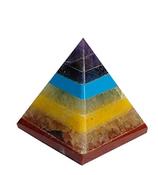 Chakra Pyramid Natural Stone Carving Crystal Ornament image