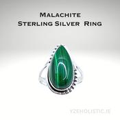 Malachite 925 Sterling Silver Ring image