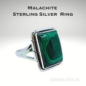 Malachite 925 Sterling Silver Ring image