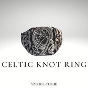 Celtic Knot 925 Sterling Silver Ring image