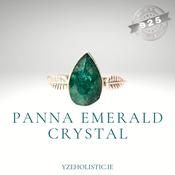 Panna Emerald Crystal 925 Sterling Silver Ring image