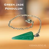 Green Jade Natural Stone Pendulum image