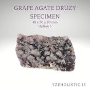 Grape Agate Druzy Specimen image