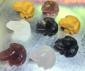 Stone Frog Carvings image