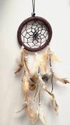 Evil Eye Dreamcatcher Brown Colour Small