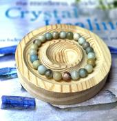 Amazonite Bracelet Natural Stone Elastic 8mm image