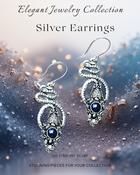 Naga Ring 925 Sterling Silver Earrings Earrings Indonesian image