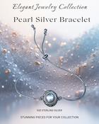 Bracelet Pearl Spiritual Growth Abundance Adjustable Sterling Silver image
