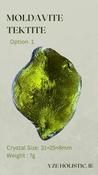 Moldavite Crystal Tektites image