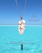 Apophyllite Crystal Cluster Necklace Pendant image