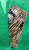 Labradorite Pink Shimmer Crystal Quartz Free Form / Raw Narrative Stone