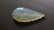Grey Agate Leaf Crystal