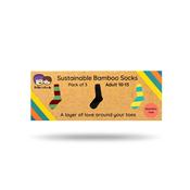 Build A Bamboo Sock Box - Soft Top Adult UK 10-13 image
