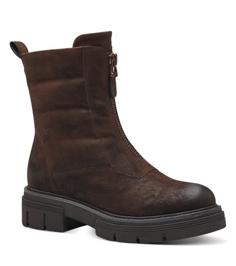 Marco Tozzi Womens Brown Nubuck Ankle Boots 2 25438 41 in Mayo