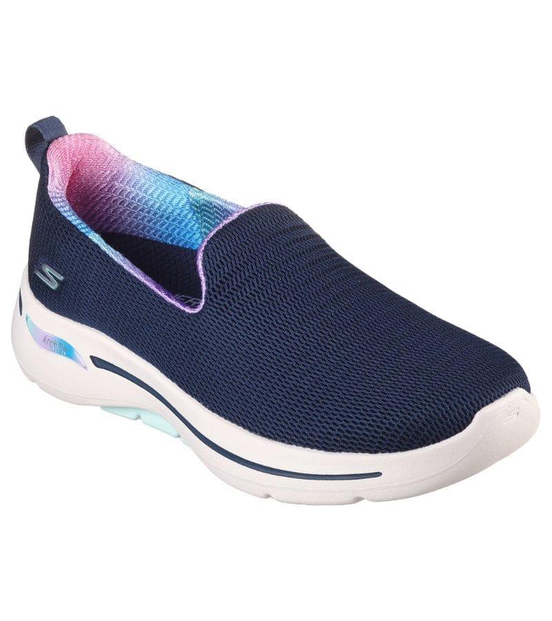 Skechers Womens Go Walk Arch Fit Vegan Slip On Runner Wild