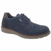 Imace Navy Leather Smart Casual Shoe - 201278 image