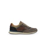 Ambitious Mens Premium Brown Leather Fashion Trainer 13060-7129AM image
