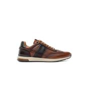 Ambitious Mens Brown Leather Slow Fashion Trainer - 14050-6584AM
