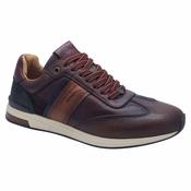 Ambitious Mens Brown Leather Slow Fashion Trainer - 14050-7129AM