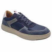 Ambitious Mens Navy Leather Aktif Fashion Trainer - 14095-11175AM