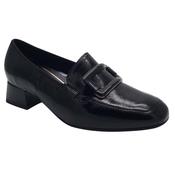 Ara Womens Black Slip On Leather Wide Fit Graz Shoes 12-20425-01
