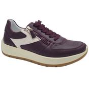 Ara Womens Burgundy Side Zip New York Fashion Trainer 12-25112-18 image