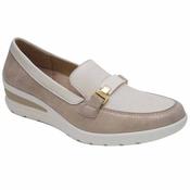Ara Womens Cream Slip On Leather Zürich Court Shoes 12-50630-05 image