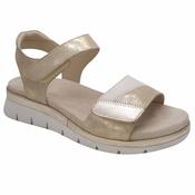 Ara Womens Gold Wedge Cambridge Sandal 12-26504-08