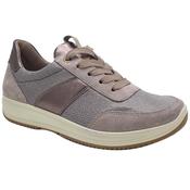 Ara Womens Taupe Lace Up Osaka Fashion Trainer 12-25532-15 image