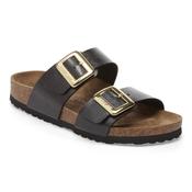 Birkenstock Womens Black Sydney Luxe Buckle Birko Flor Sandal - 1029457 image