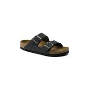Birkenstock Womens Black Arizona Soft Footbed Oiled Leather Sandal - 752483 image