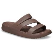 Crocs Womens Brown Getaway Strappy Sandals 209587-0LF