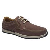 Dubarry Mens Taupe Leather 3 Eyelet Lace Shoe - Buddy image
