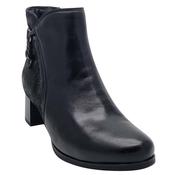 Dubarry Womens Black Side Zip Block Heel Ankle Boot - Cynthia image