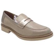 Dubarry Womens Gold Slip On Leather Loafer  - Coalee