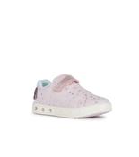 Geox Girls Slip In Pink Light Up Unicorn Casual Trainer Skylin - J458WC image