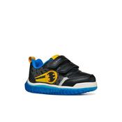 Geox Infants Boys Black Batman Lights Up Lightyloo Sneakers - B665ZA image