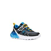Geox Junior Boys Black Batman Activart Illuminus Sneakers - J66LYA image