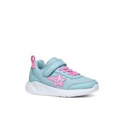 Geox Junior Blue Sprintye Girl Low Top Sneakers J55FWA