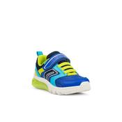 Geox Junior Green Ciberdron Boys Shoes With Lights J45LBC
