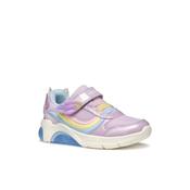 Geox Junior Purple Fadinlight Girl Shoes With Lights J55M4A
