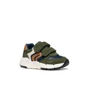 Geox Infants Boys Green Double Strap Flexyper Mini Sneakers - B656GC image