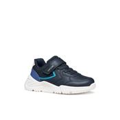 Geox Junior Boys Navy Loftus Low Top Sneakers -  J56MQC