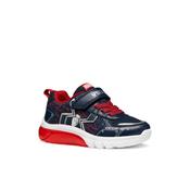 Geox Junior Boys Navy Spider Man Ciberdron Sneakers - J65LBC image