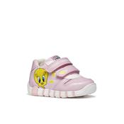 Geox Infants Girls Pink Looney Tunes Iupidoo Sneakers - B6558B image